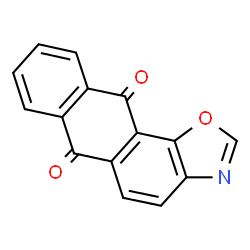 ChemSpider 2D Image | Anthra[2,1-d][1,3]oxazole-6,11-dione | C15H7NO3