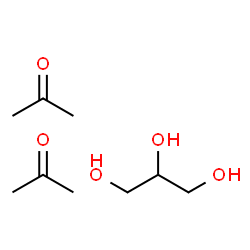 ChemSpider 2D Image | Acetone - 1,2,3-propanetriol (2:1) | C9H20O5