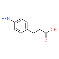 ChemSpider 2D Image | 4-Aminohydrocinnamic Acid | C9H11NO2