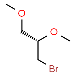 ChemSpider 2D Image | (2S)-1-Bromo-2,3-dimethoxypropane | C5H11BrO2
