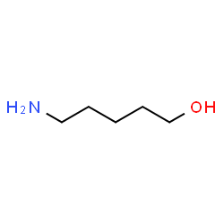 ChemSpider 2D Image | 5-Aminopentanol | C5H13NO
