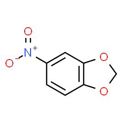 ChemSpider 2D Image | 5-Nitro-1,3-benzodioxole | C7H5NO4