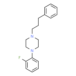 ChemSpider 2D Image | 1-(2-Fluorophenyl)-4-(3-phenylpropyl)piperazine | C19H23FN2
