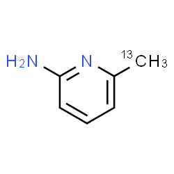 ChemSpider 2D Image | 6-(~13~C)Methyl-2-pyridinamine | C513CH8N2