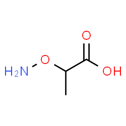 ChemSpider 2D Image | 2-(Aminooxy)propanoic acid | C3H7NO3