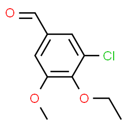 ChemSpider 2D Image | 3-Chloro-4-ethoxy-5-methoxybenzaldehyde | C10H11ClO3