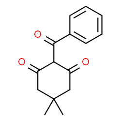 ChemSpider 2D Image | 2-Benzoyl-5,5-dimethyl-1,3-cyclohexanedione | C15H16O3