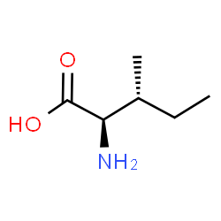 ChemSpider 2D Image | D-Isoleucine | C6H13NO2