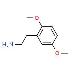 ChemSpider 2D Image | 2,5-Dimethoxyphenethylamine | C10H15NO2