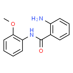 ChemSpider 2D Image | 2-Amino-N-(2-methoxyphenyl)benzamide | C14H14N2O2