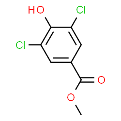 ChemSpider 2D Image | METHYL 3,5-DICHLORO-4-HYDROXYBENZOATE | C8H6Cl2O3