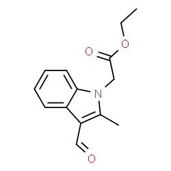 ChemSpider 2D Image | ethyl 2-(3-formyl-2-methylindol-1-yl)acetate | C14H15NO3