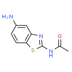 ChemSpider 2D Image | ACETAMIDE,N-(5-AMINO-2-BENZOTHIAZOLYL)- | C9H9N3OS