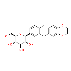 ChemSpider 2D Image | Licogliflozin | C23H28O7