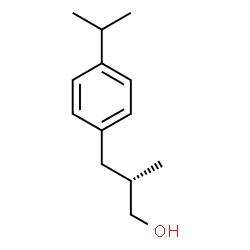 ChemSpider 2D Image | (2S)-3-(4-Isopropylphenyl)-2-methyl-1-propanol | C13H20O