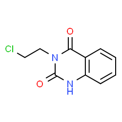ChemSpider 2D Image | 3-(2-CHLOROETHYL)-2,4(1H,3H)-QUINAZOLINEDIONE | C10H9ClN2O2