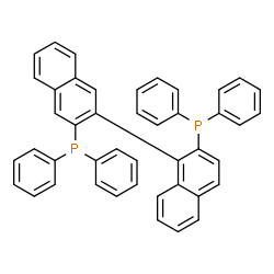 ChemSpider 2D Image | 1,2'-Binaphthalene-2,3'-diylbis(diphenylphosphine) | C44H32P2