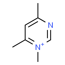 ChemSpider 2D Image | 1,4,6-Trimethylpyrimidin-1-ium | C7H11N2