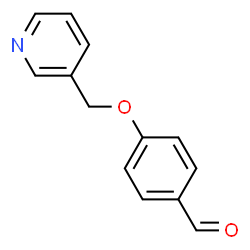 ChemSpider 2D Image | 4-(3-Pyridinylmethoxy)benzaldehyde | C13H11NO2