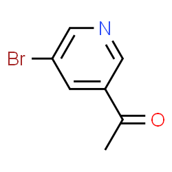 ChemSpider 2D Image | 3-Acetyl-5-bromopyridine | C7H6BrNO