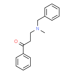 ChemSpider 2D Image | 3-[Benzyl(methyl)amino]-1-phenyl-1-propanone | C17H19NO