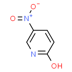 ChemSpider 2D Image | 5-nitropyridin-2-ol | C5H4N2O3