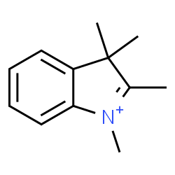 ChemSpider 2D Image | 1,2,3,3-Tetramethyl-3H-indolium | C12H16N