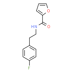 ChemSpider 2D Image | N-[2-(4-Fluorophenyl)ethyl]-2-furamide | C13H12FNO2