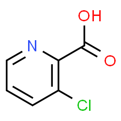ChemSpider 2D Image | 3-Chloropicolinic acid | C6H4ClNO2