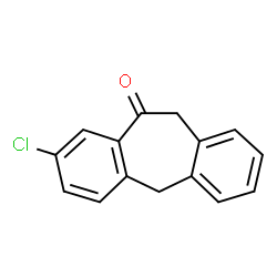 ChemSpider 2D Image | 8-Chloro-5,11-dihydro-10H-dibenzo[a,d][7]annulen-10-one | C15H11ClO