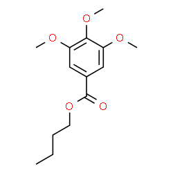ChemSpider 2D Image | Butyl 3,4,5-trimethoxybenzoate | C14H20O5