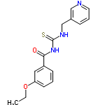 InChI=1/C16H17N3O2S/c1-2-21-14-7-3-6-13(9-14)15(20)19-16(22)18-11-12-5-4-8-17-10-12/h3-10H,2,11H2,1H3,(H2,18,19,20,22)