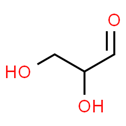 ChemSpider 2D Image | Glyceraldehyde | C3H6O3