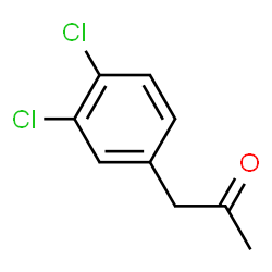 ChemSpider 2D Image | 3,4-Dichlorophenylacetone | C9H8Cl2O
