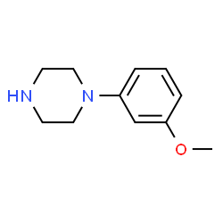ChemSpider 2D Image | 1-(3-Methoxyphenyl)piperazine | C11H16N2O