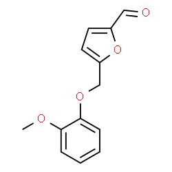 ChemSpider 2D Image | 5-[(2-Methoxyphenoxy)methyl]-2-furaldehyde | C13H12O4