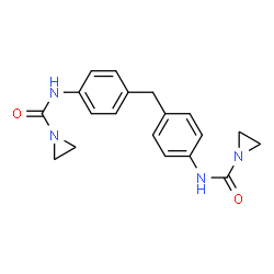 ChemSpider 2D Image | N,N'-(Methylenedi-4,1-phenylene)di(1-aziridinecarboxamide) | C19H20N4O2