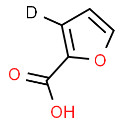 ChemSpider 2D Image | 2-(3-~2~H)Furancarboxylic acid | C5H3DO3