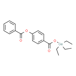 ChemSpider 2D Image | 4-{[(Triethylgermyl)oxy]carbonyl}phenyl benzoate | C20H24GeO4