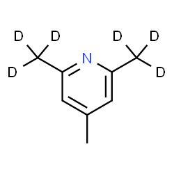 ChemSpider 2D Image | 4-Methyl-2,6-bis[(~2~H_3_)methyl]pyridine | C8H5D6N