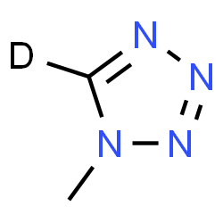 ChemSpider 2D Image | 1-Methyl(~2~H)-1H-tetrazole | C2H3DN4