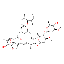 ChemSpider 2D Image | 2-epi-Abamectin | C48H72O14