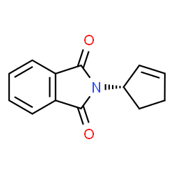 ChemSpider 2D Image | 2-[(1S)-2-Cyclopenten-1-yl]-1H-isoindole-1,3(2H)-dione | C13H11NO2