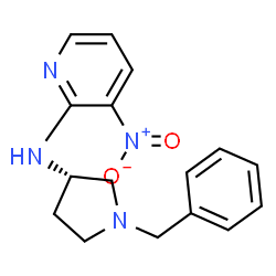 ChemSpider 2D Image | (S)-N-(1-Benzylpyrrolidin-3-yl)-3-nitropyridin-2-amine | C16H18N4O2