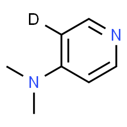 ChemSpider 2D Image | N,N-Dimethyl-4-(3-~2~H)pyridinamine | C7H9DN2