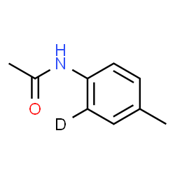 ChemSpider 2D Image | N-[4-Methyl(2-~2~H)phenyl]acetamide | C9H10DNO