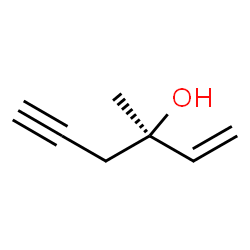 ChemSpider 2D Image | (3R)-3-Methyl-1-hexen-5-yn-3-ol | C7H10O