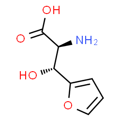 ChemSpider 2D Image | (3R)-3-(2-Furyl)-L-serine | C7H9NO4