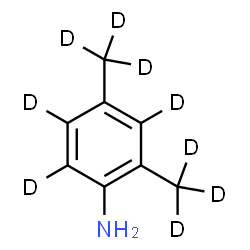 ChemSpider 2D Image | 2,4-Bis[(~2~H_3_)methyl](~2~H_3_)aniline | C8H2D9N