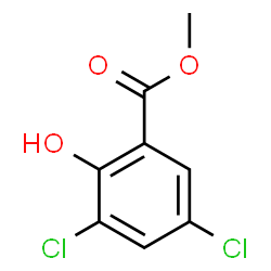 ChemSpider 2D Image | Methyl 3,5-dichloro-2-hydroxybenzoate | C8H6Cl2O3